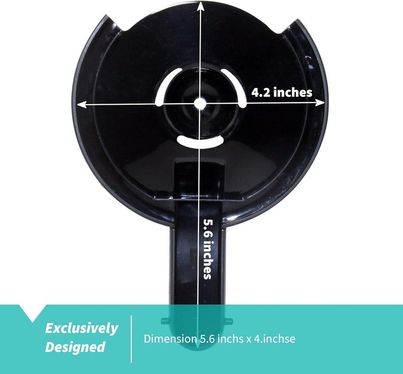 Sendextra 2-PACK Replacement Carafe Lid ONLY for Mr. Coffee 12 Cup Glass Coffee Carafe Pot, Part# 112435001000 - Image 3